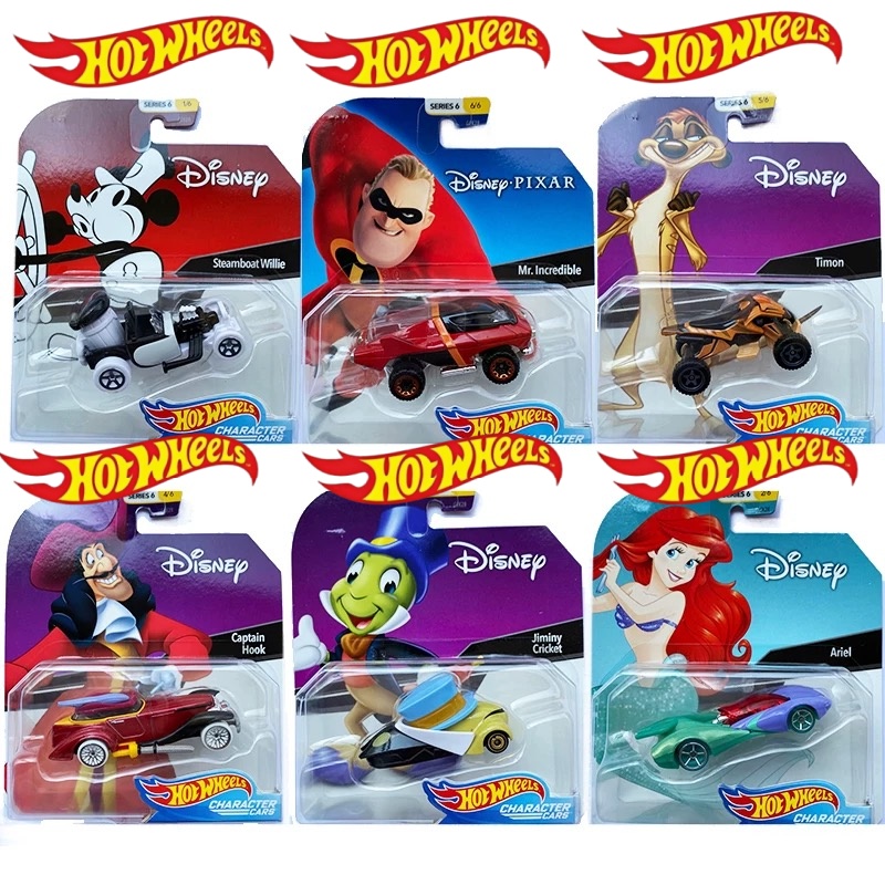 Hot Wheels Car Mainline - Mattel rodas quentes disney 6 série
