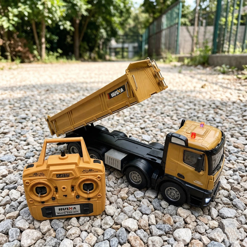 Hot Wheels Car Mainline - Caminhão Basculante de Engenharia Pesada HUINA