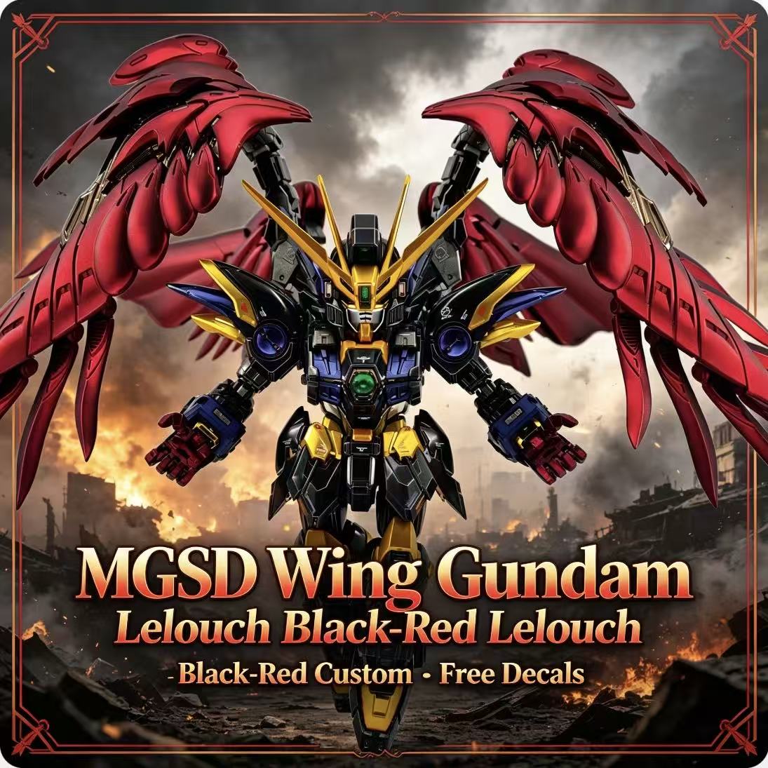 Model Kit Eighty Six - MGSD Wing Lelouch: Kit de Montagem