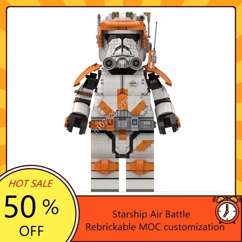 Model Kit Decals - Moc espaço batalha capacete série comandante