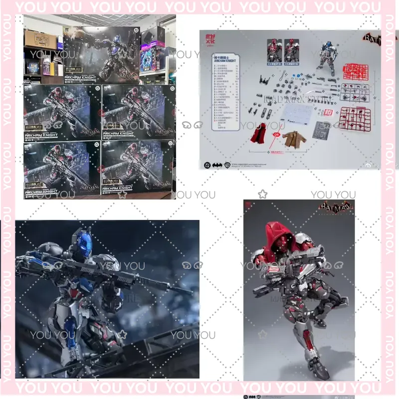 Model Kit Hemoxian - Kit de Brinquedo Mecha Montável Batman