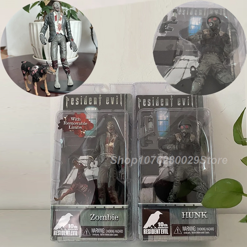 Model Kit Zombie - Redfield Hunk Zombie com Dog Licker