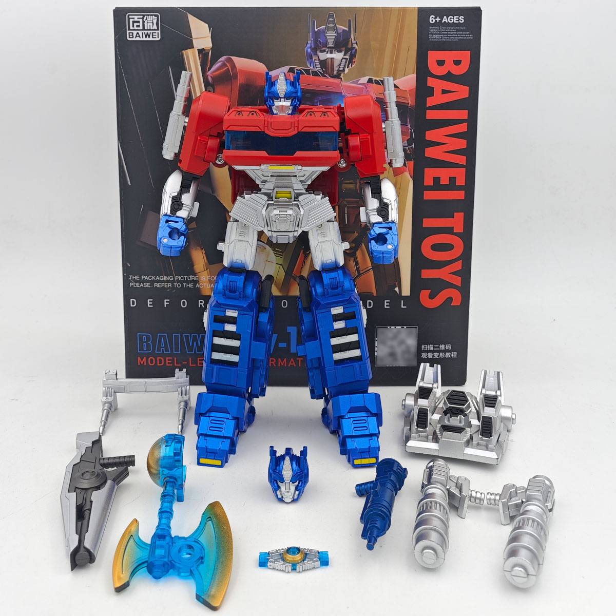 Model Kit Optimus - [Em estoque] BAIWEI TW1035 TW-1035 Transformação