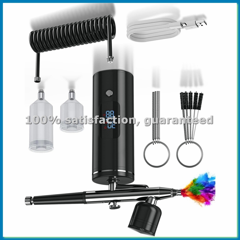 Airbrush Compressor Kit - Kit de Aerógrafo Sem Fio para