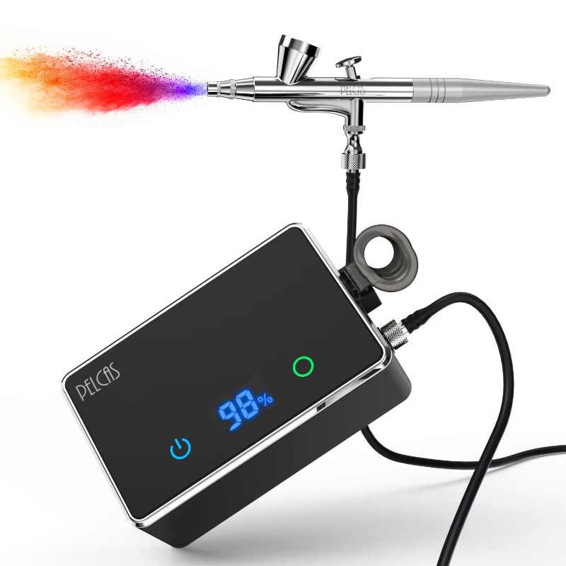 Airbrush Compressor Kit - Sistema de Compressor de Aerógrafo Mini