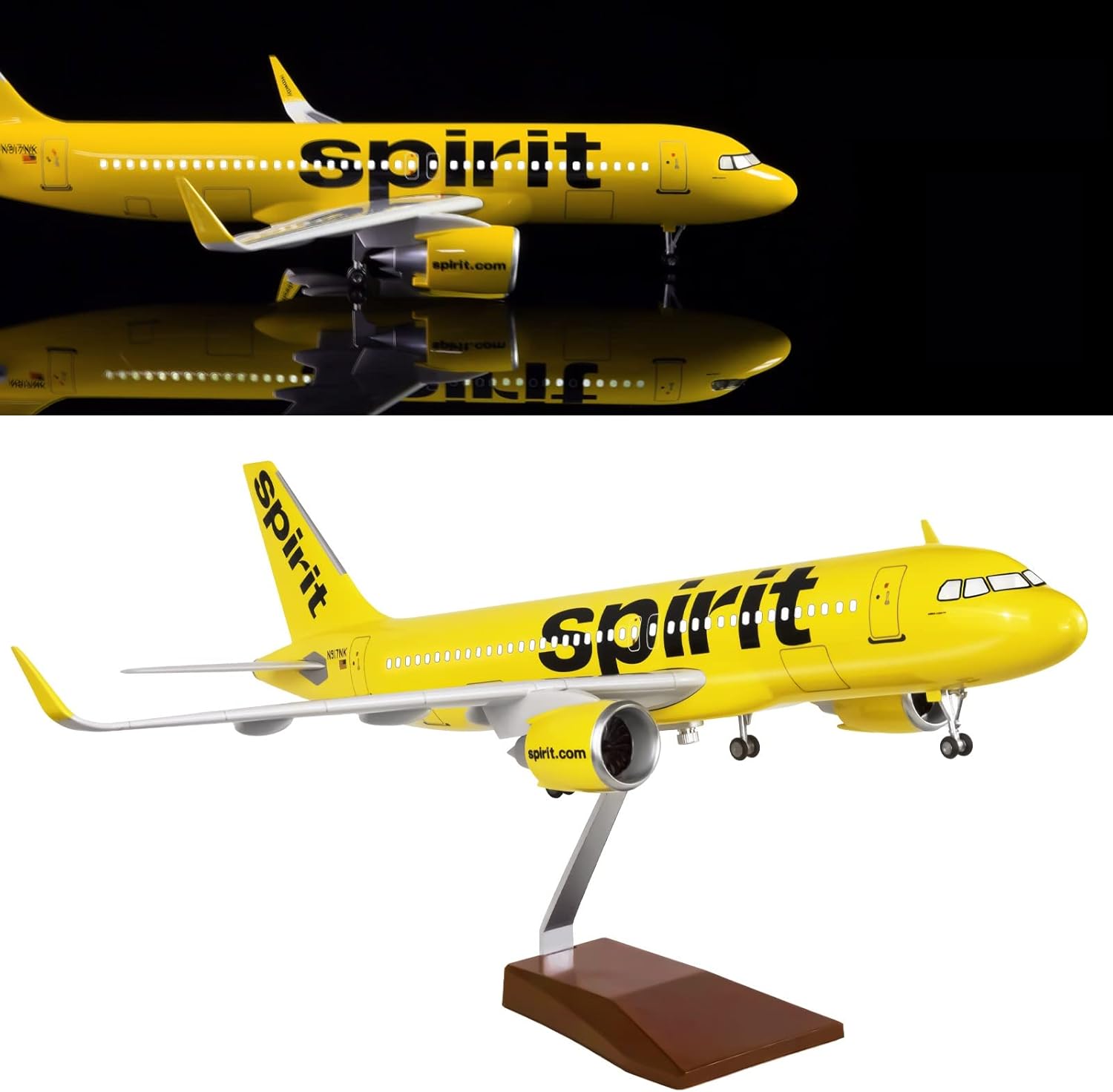 Model Kit Planes - 47cm a320 airbus espírito americano a320
