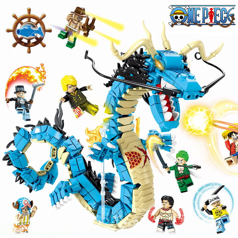 Model Kit Gundam Bandai - Blocos de construção de uma peça