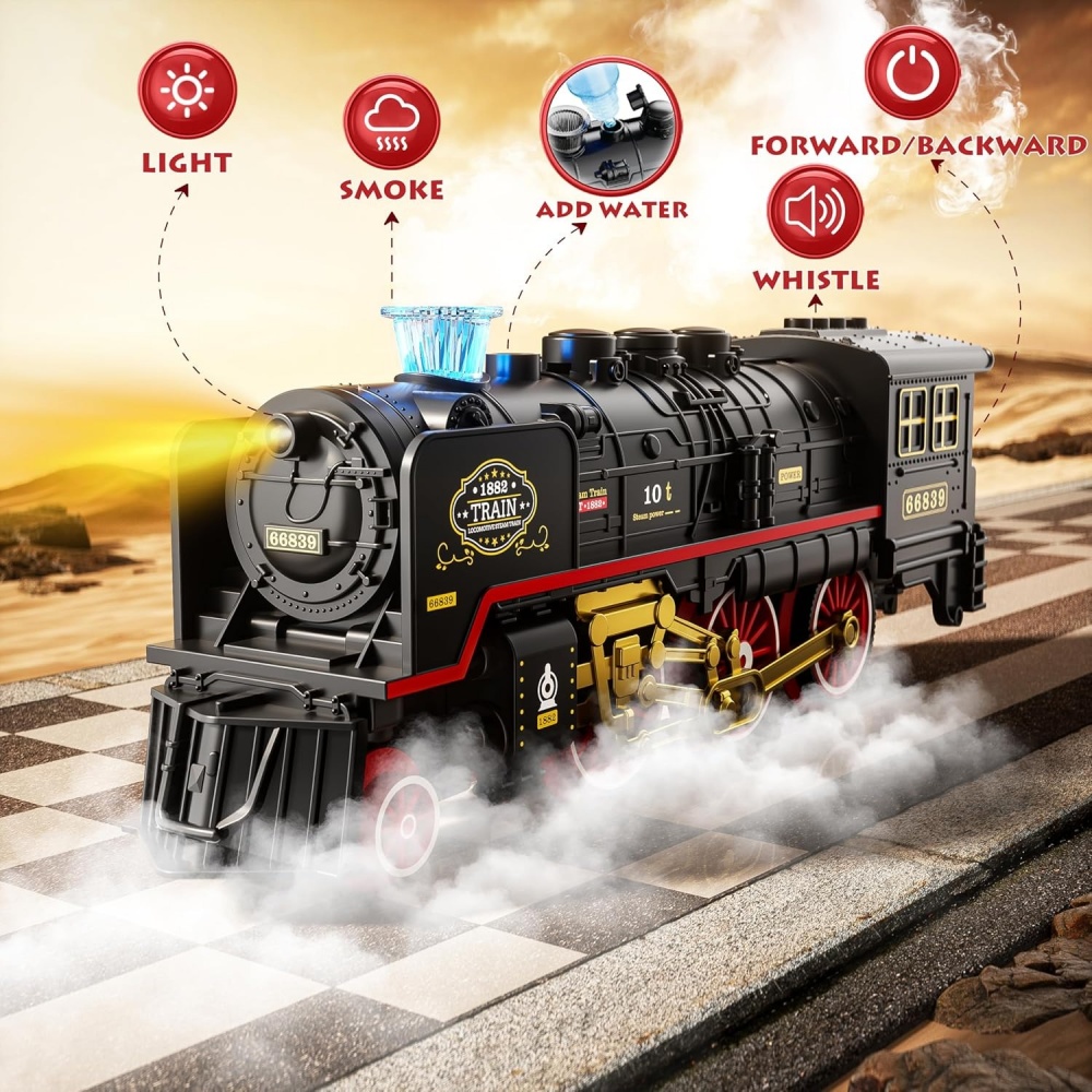 Brinquedo de trem elétrico com - Model Kit Train avaliação e preço