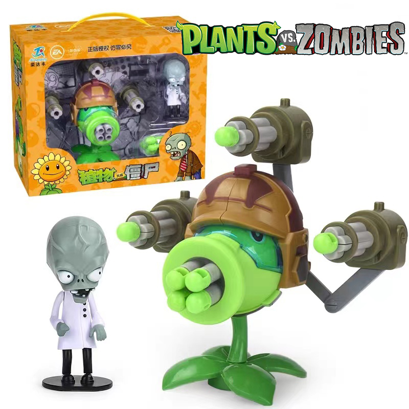 Plantas vs zumbis gatlin ervil - Model Kit Zombie avaliação e preço