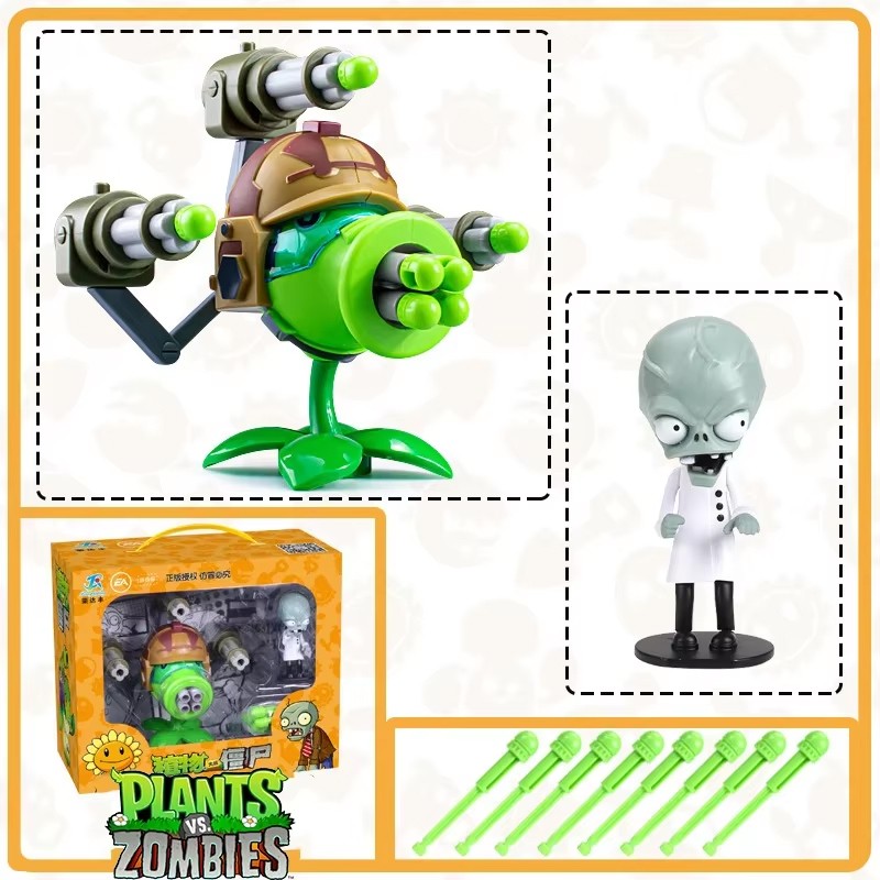 Plantas vs zumbis gatlin ervil - Model Kit Zombie avaliação e preço