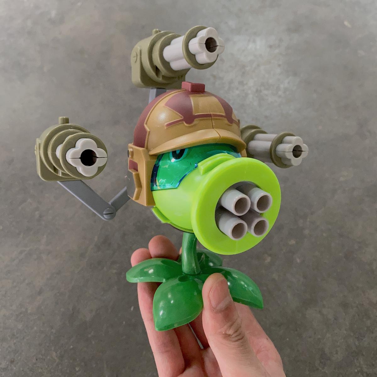 Plantas vs zumbis gatlin ervil - Model Kit Zombie avaliação e preço