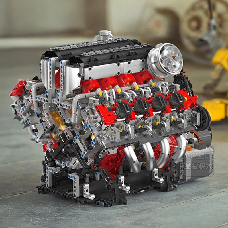2718 pçs v8 kit modelo de moto - Model Kit V8 avaliação e preço