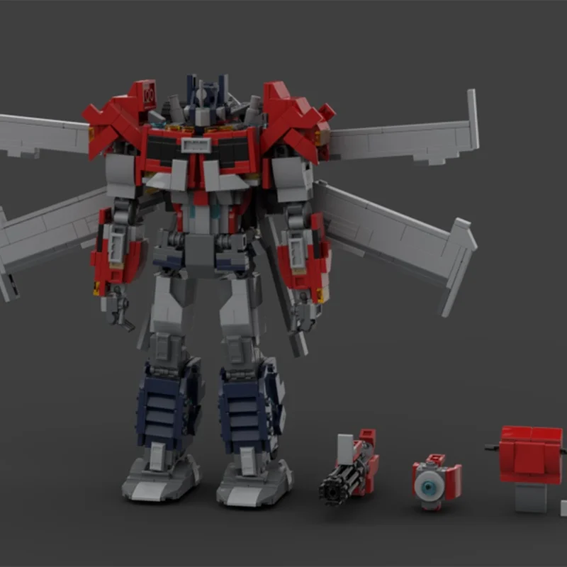 1023 peças MOC Optimus Prime 2 - Model Kit Optimus avaliação e preço