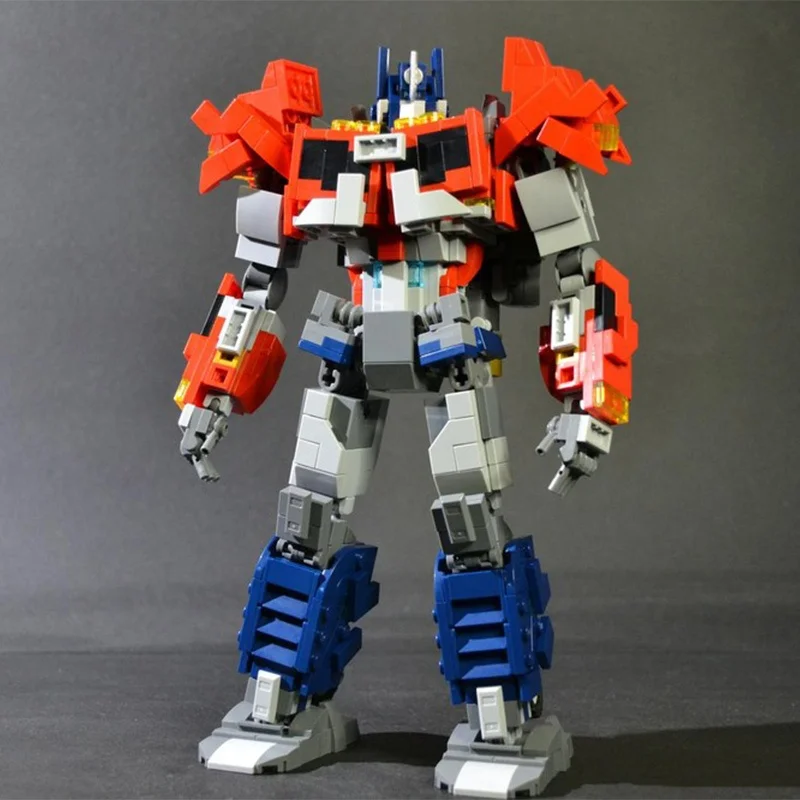 1023 peças MOC Optimus Prime 2 - Model Kit Optimus avaliação e preço