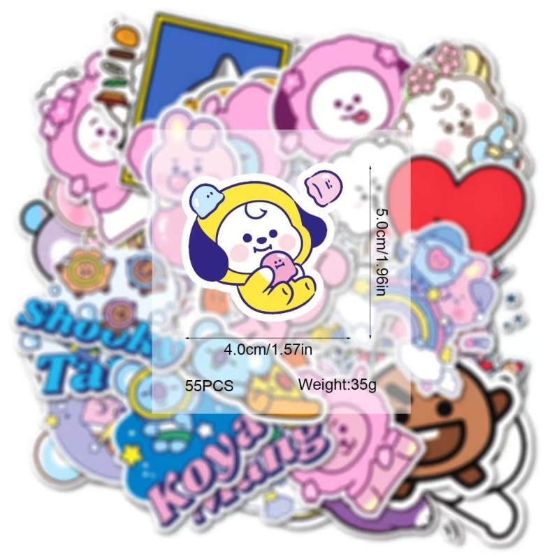 Adesivos Decorativos BT21 Koya - Model Kit Anime Girl avaliação e preço