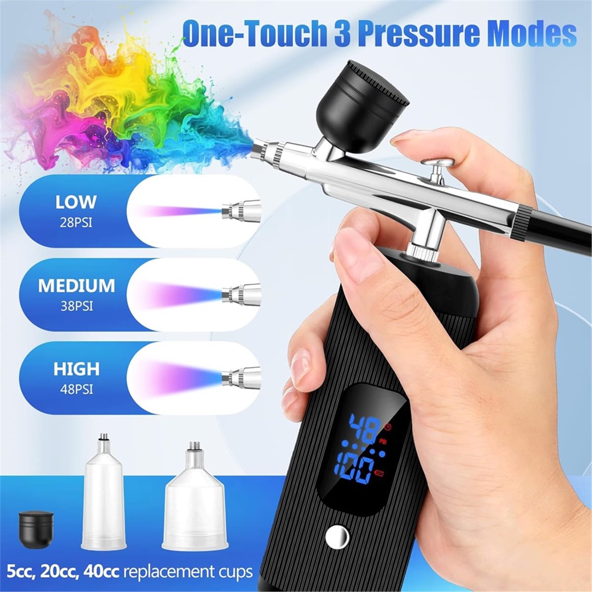 Kit de Aerógrafo AB52 com Comp - Airbrush Compressor Kit avaliação e preço