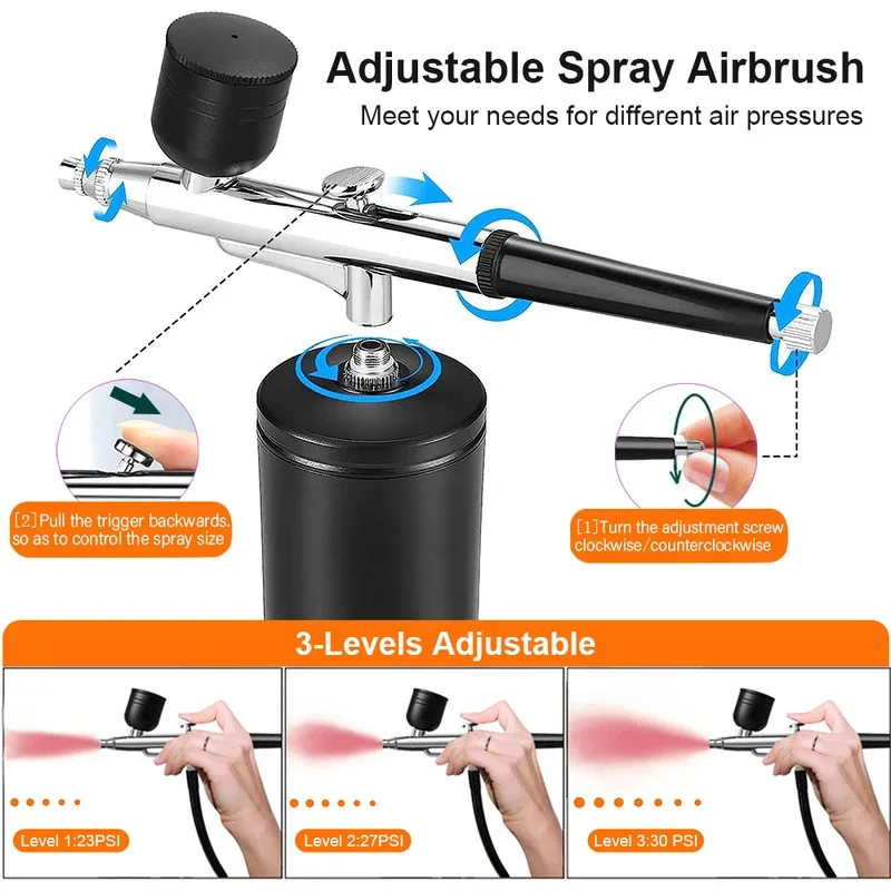 Aerógrafo para Unhas com Compr - Airbrush Compressor Kit avaliação e preço