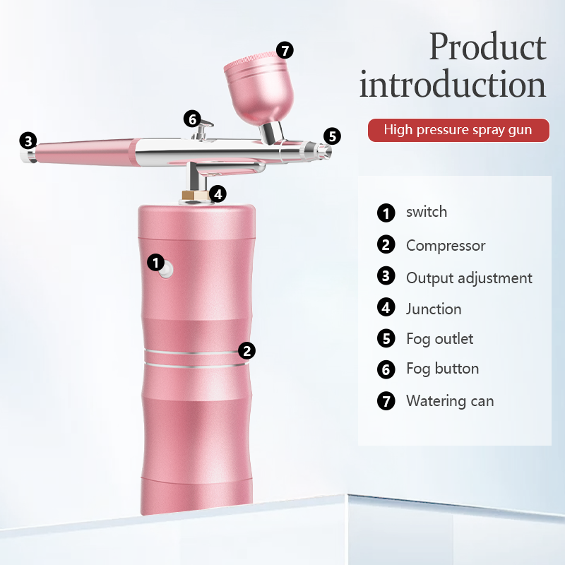Pulverizador de oxigênio facia - Airbrush Compressor Kit avaliação e preço