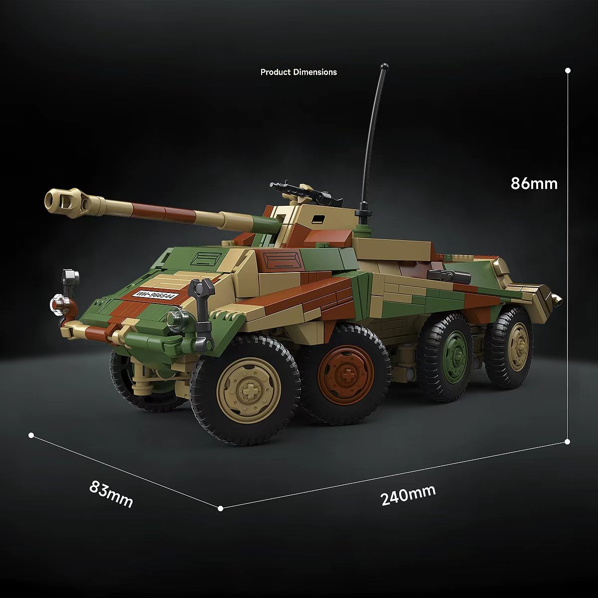 Blocos de Montagem Sd.Kfz.234/ - Model Kit Armored Core avaliação e preço