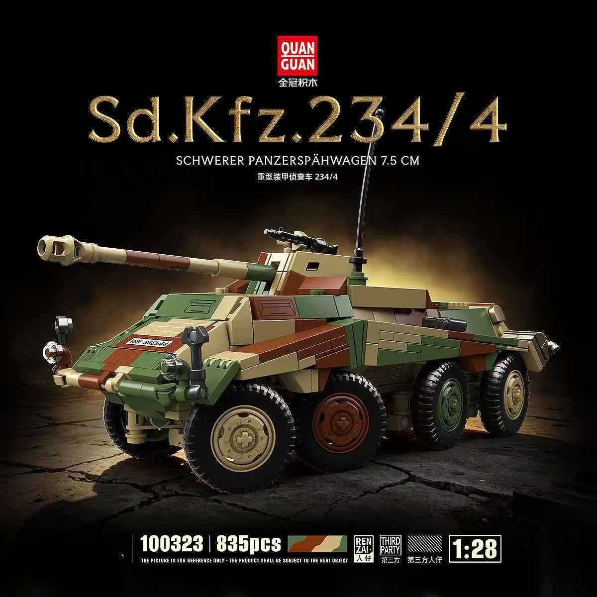 Blocos de Montagem Sd.Kfz.234/ - Model Kit Armored Core avaliação e preço