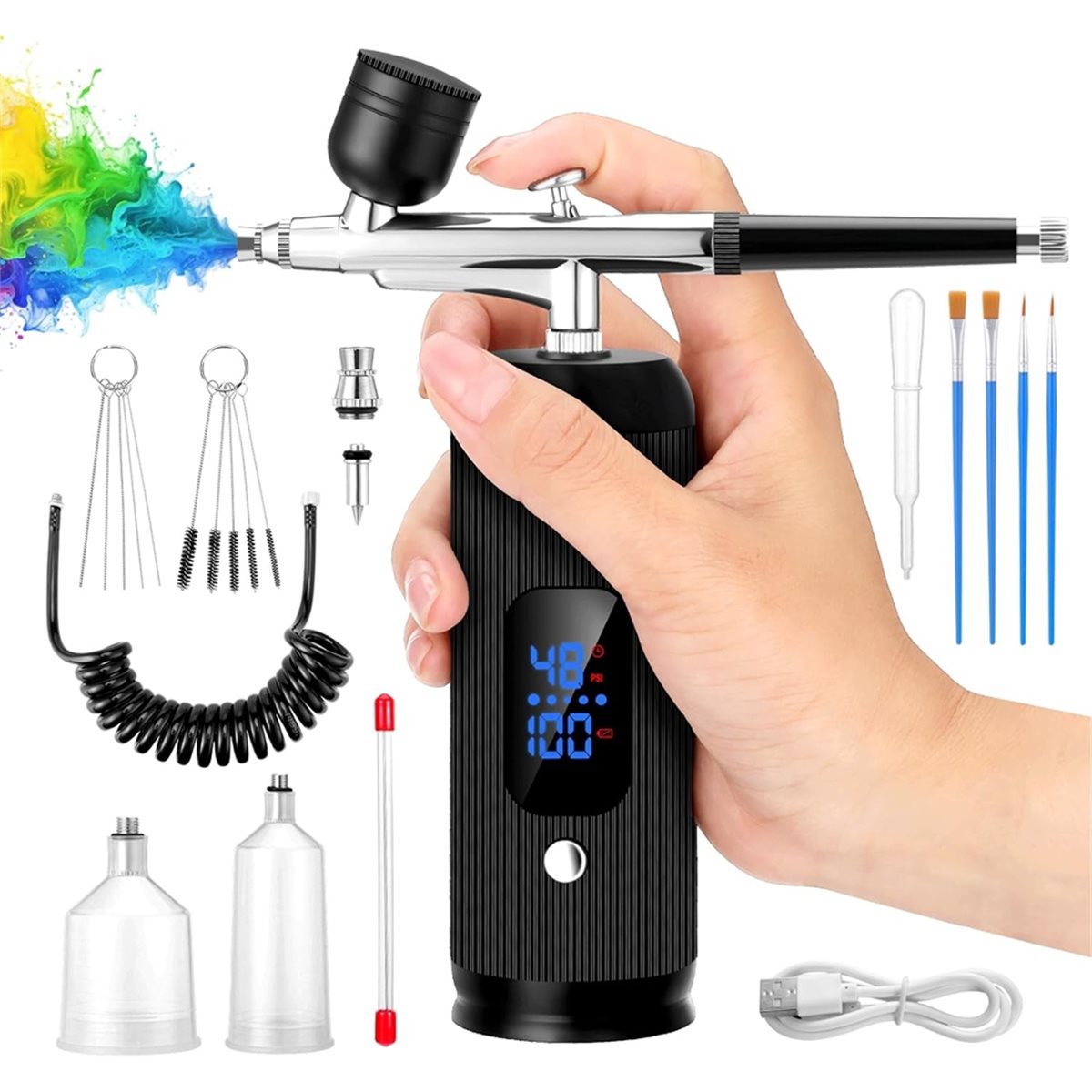 Kit de Aerógrafo A1315P com Co - Airbrush Compressor Kit avaliação e preço