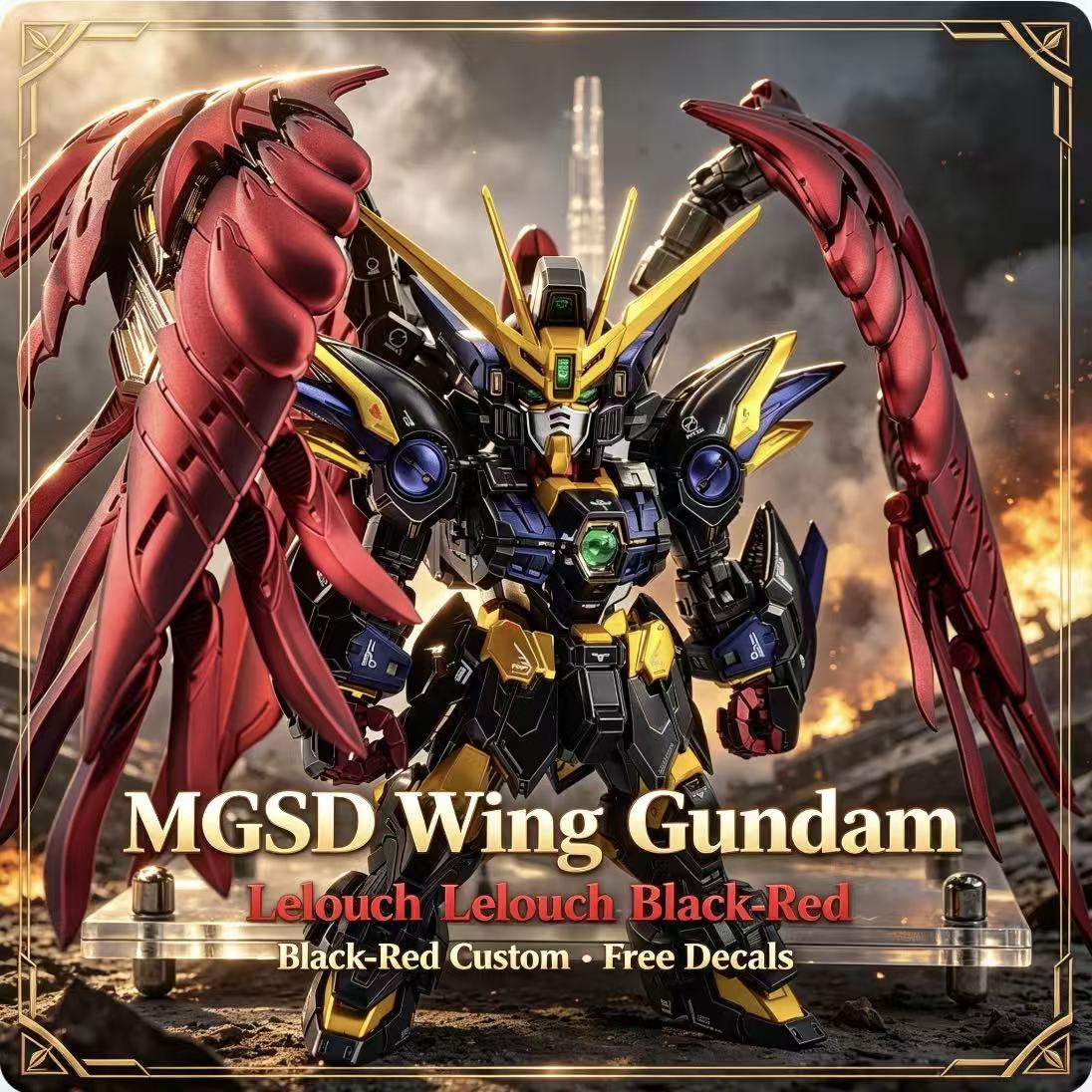 MGSD Wing Lelouch: Kit de Mont - Model Kit Eighty Six avaliação e preço