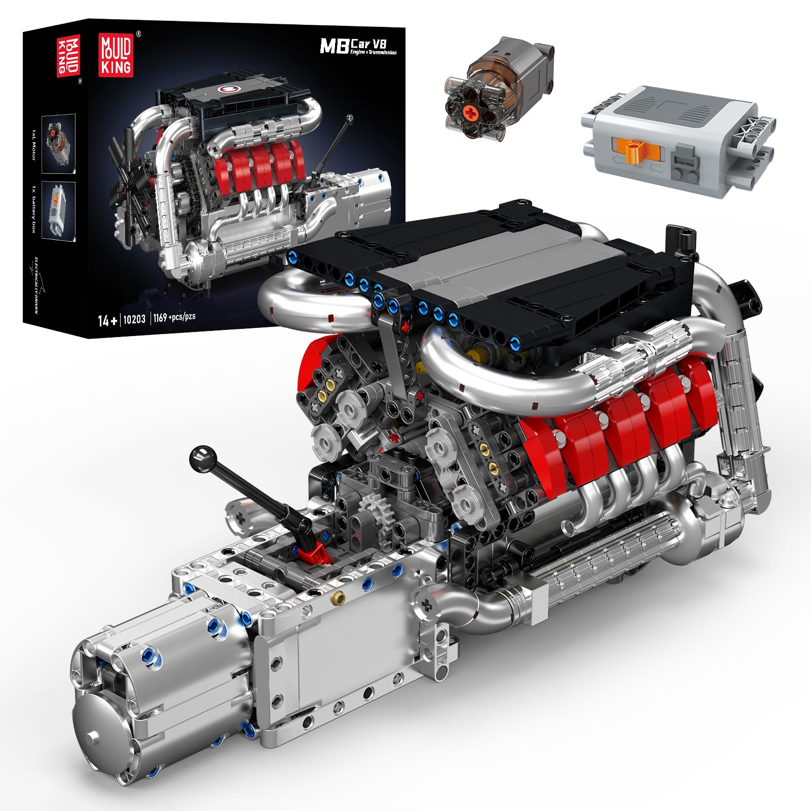 Molde king 10203 1169 peças ki - Model Kit V8 avaliação e preço