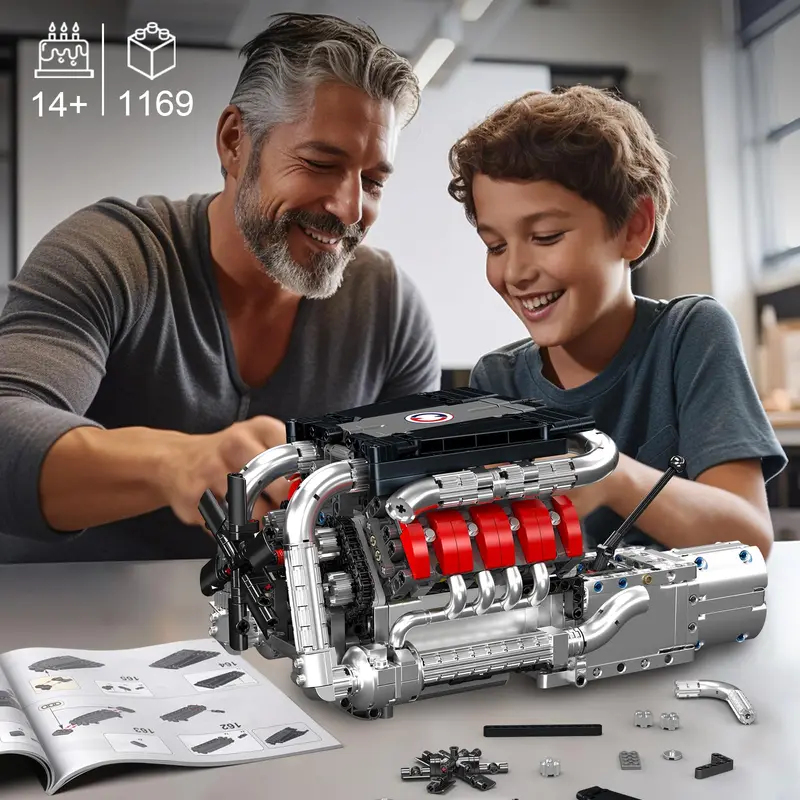 Mould King 10203 1169 Peças Ki - Model Kit V8 avaliação e preço
