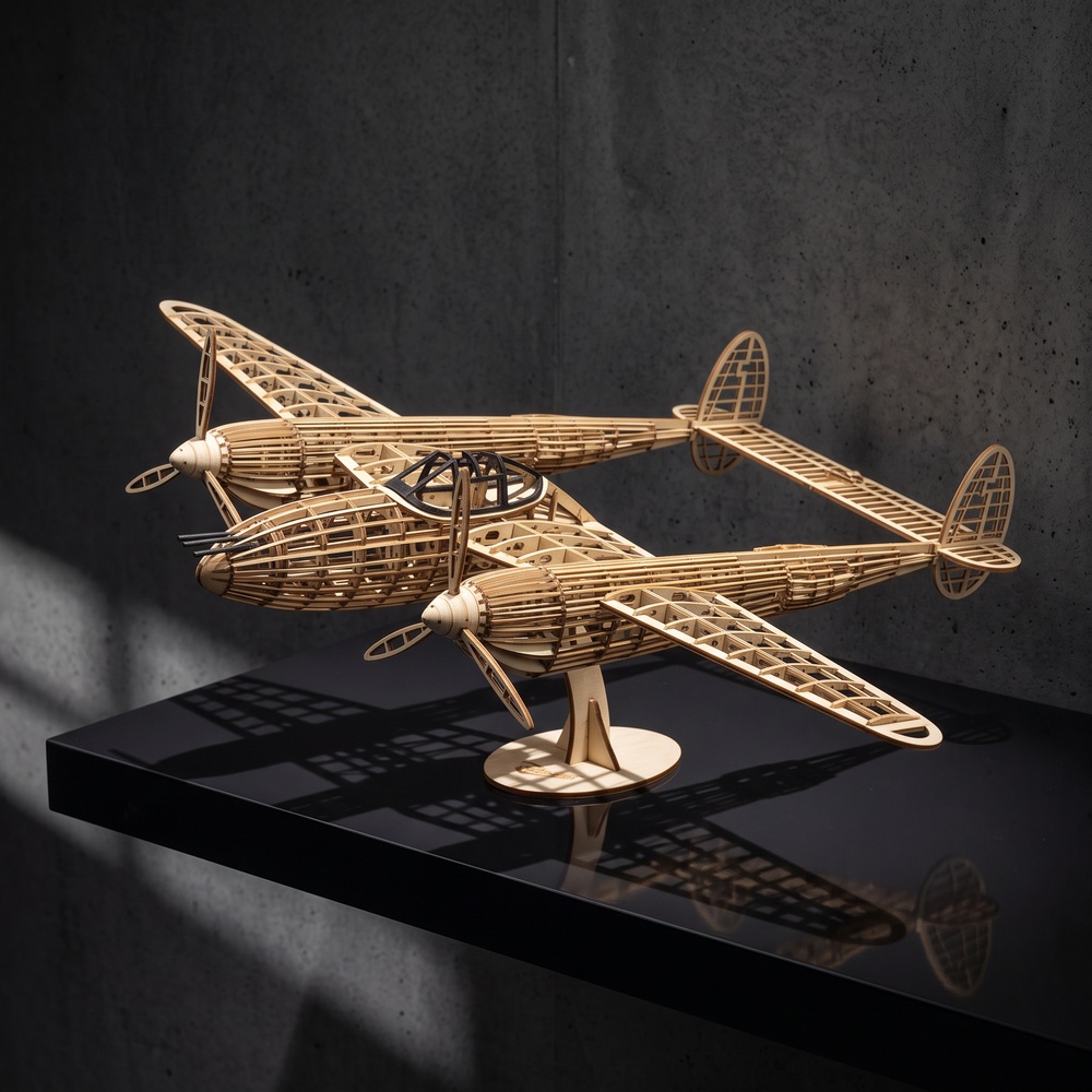 Kit de Modelo de Avião P-38 Li - Model Kit Planes avaliação e preço