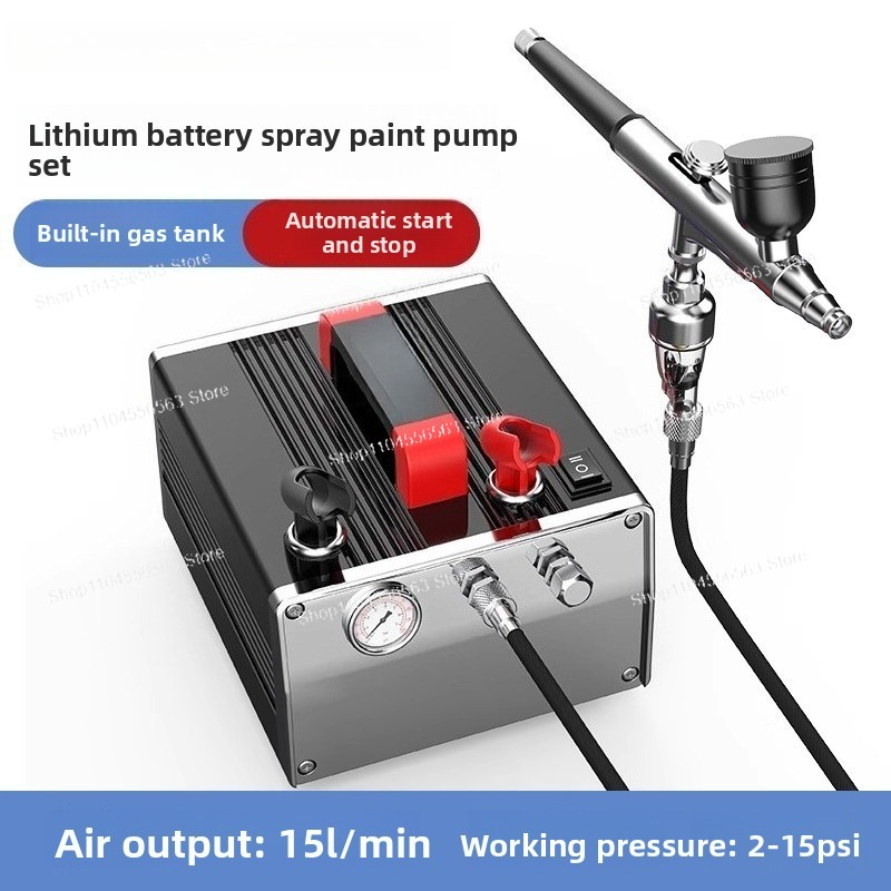 Kit de aerógrafo de nível indu - Airbrush Compressor Kit avaliação e preço