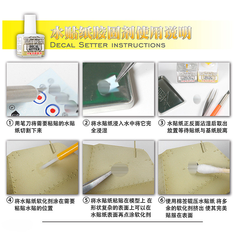 Qw-modelo q05001 ~ q05007 supl - Model Kit Decals avaliação e preço