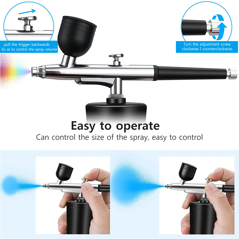 Kit de Aerógrafo para Unhas co - Airbrush Compressor Kit avaliação e preço