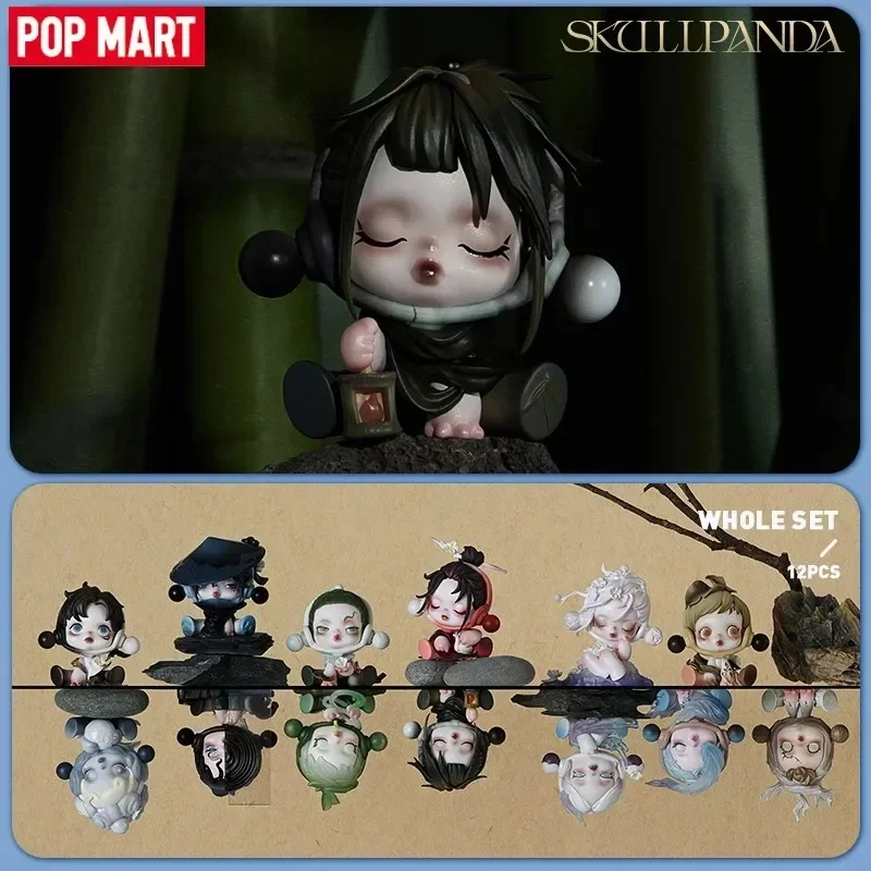 Pop mart crânio panda a tinta  - Model Kit Anime Girl avaliação e preço