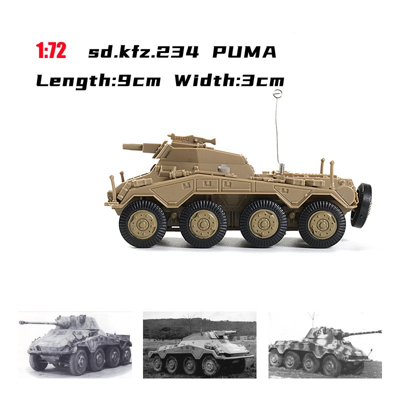 Modelo 1/72 Sd.kfz.234 PUMA, V - Model Kit Armored Core avaliação e preço