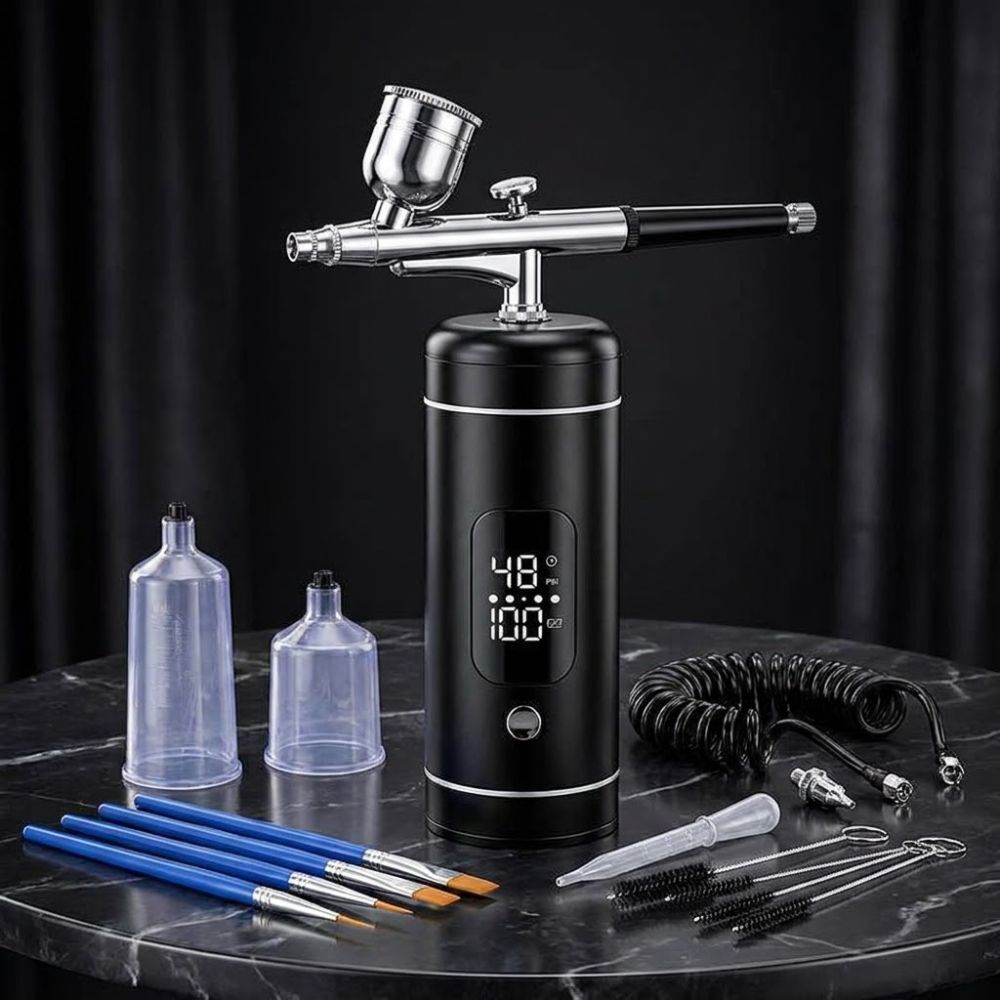 Kit de Aerógrafo Multifunciona - Airbrush Compressor Kit avaliação e preço