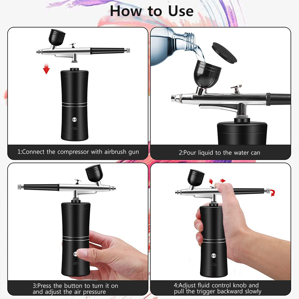 Aerógrafo com Compressor para  - Airbrush Compressor Kit avaliação e preço