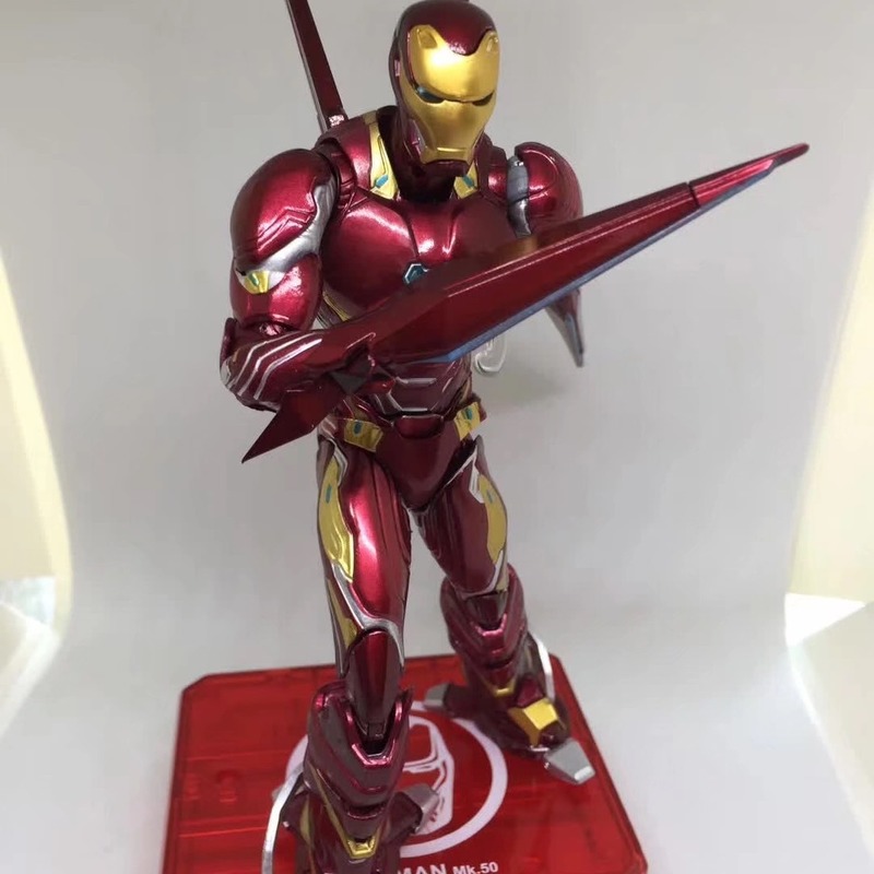 Venda quente vingadores sh hom - Model Kit Iron Man Mark 50 avaliação e preço