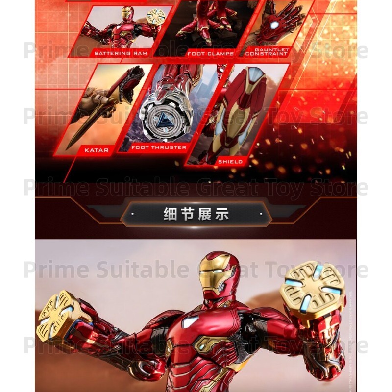 【Em Estoque】HotToys Original A - Model Kit Iron Man Mark 50 avaliação e preço