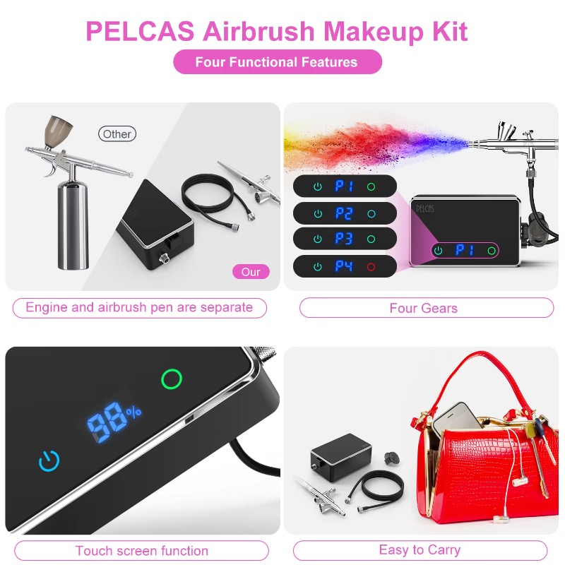 Sistema de Compressor de Aeróg - Airbrush Compressor Kit avaliação e preço
