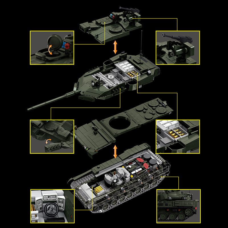 2300+ Peças 2A8 MOC Blocos de  - Model Kit Armored Core avaliação e preço
