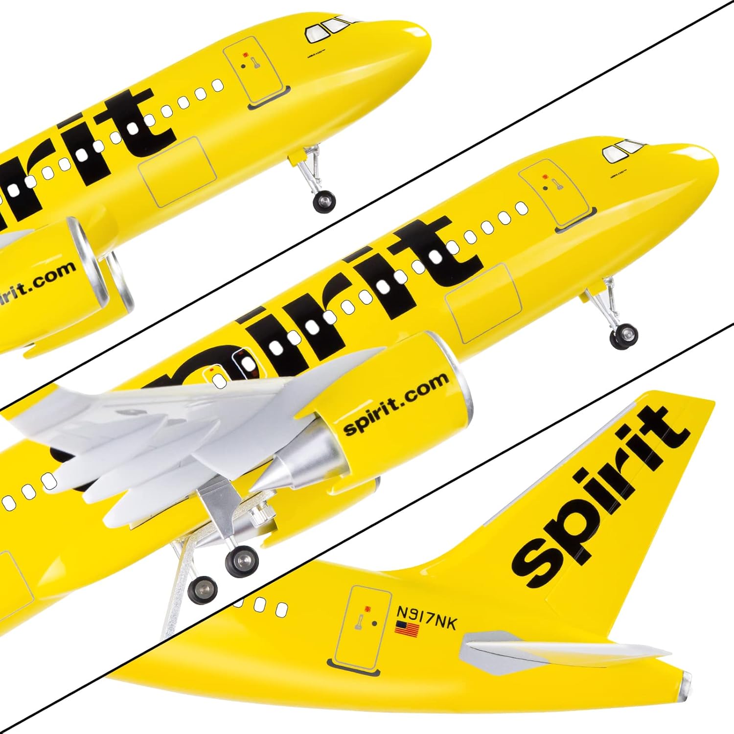 47cm a320 airbus espírito amer - Model Kit Planes avaliação e preço