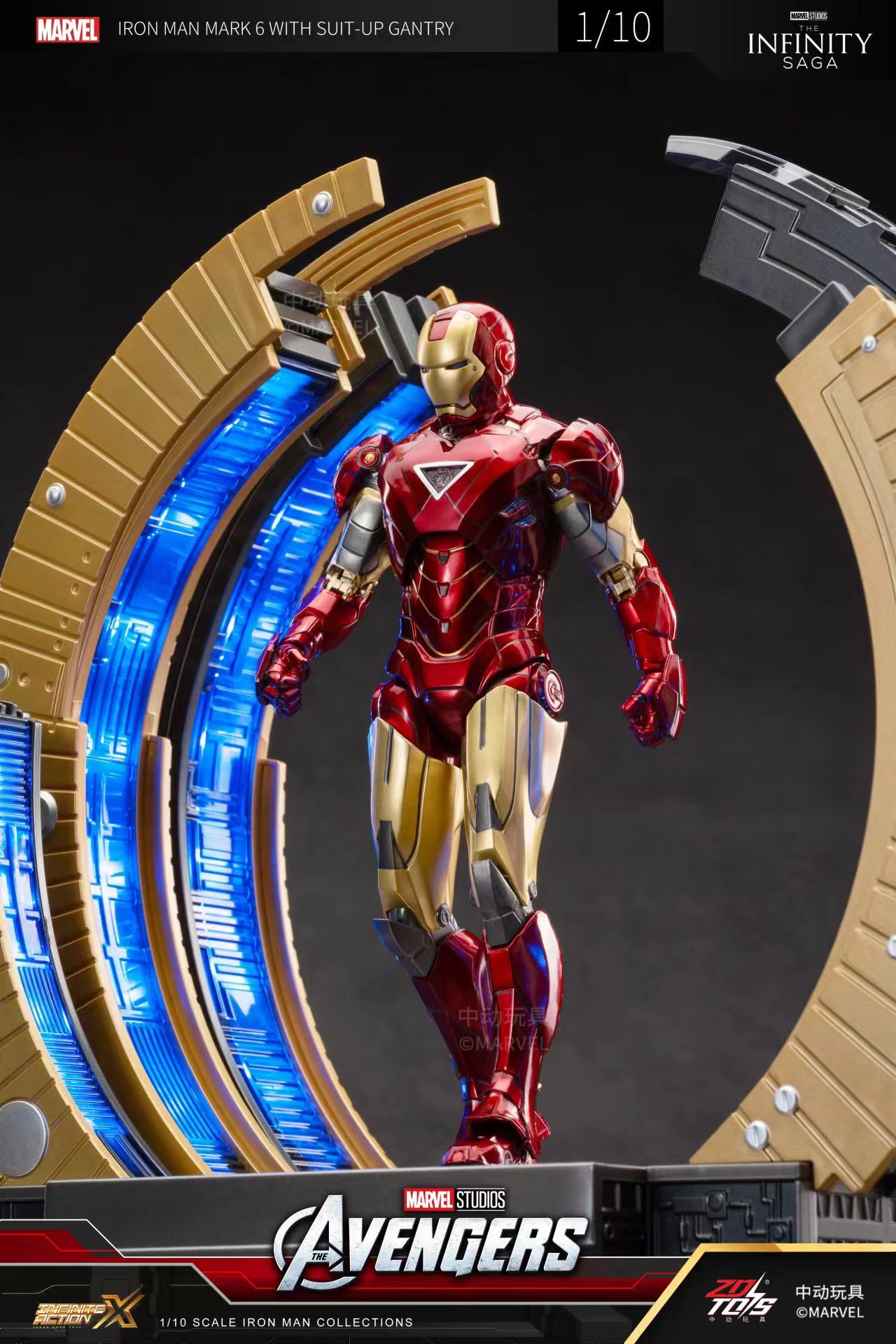Original zd brinquedos homem d - Model Kit Iron Man Mark 50 avaliação e preço