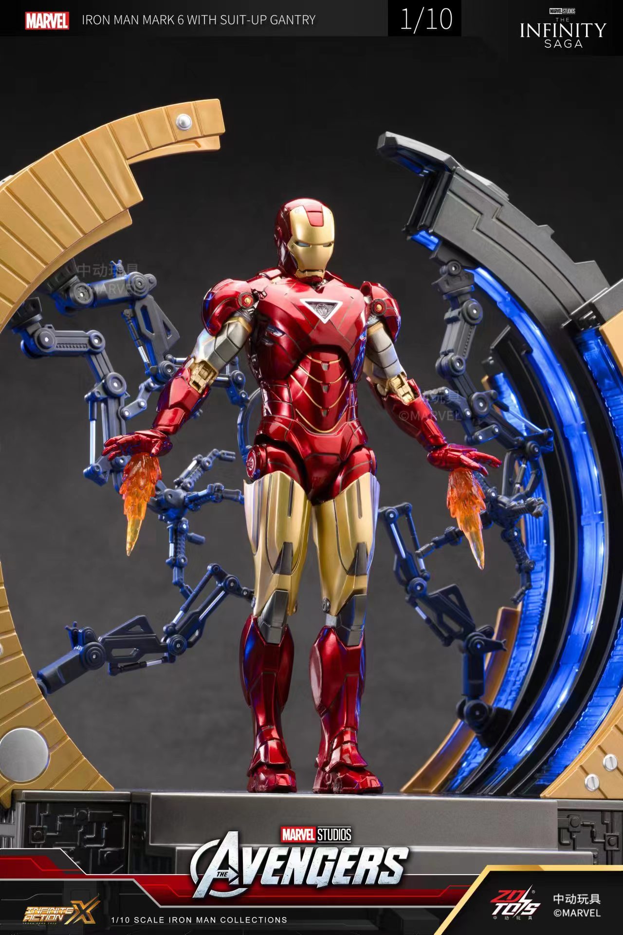 Original zd brinquedos homem d - Model Kit Iron Man Mark 50 avaliação e preço