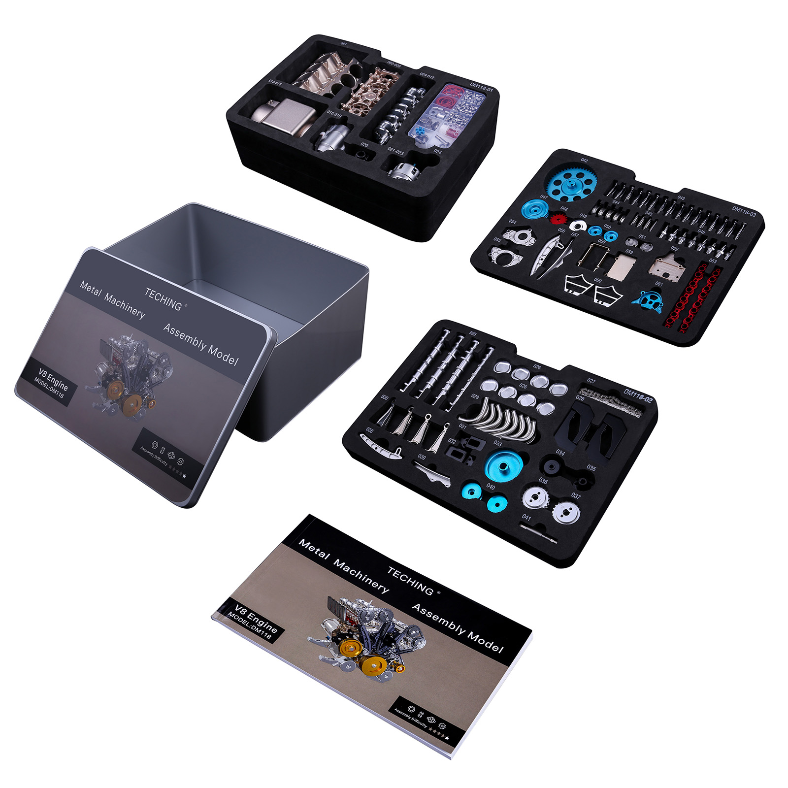 500 + pçs diy v8 kit modelo de - Model Kit V8 avaliação e preço